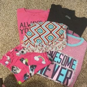 Girls lot of five summer items